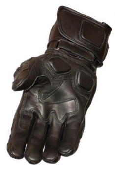 Preview: Motorradhandschuh WSG-103 Leder schwarz