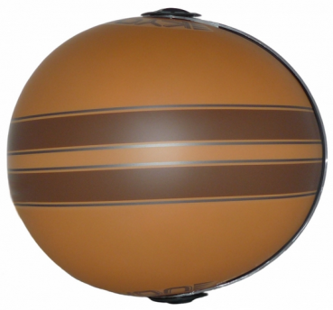 Preview: Jethelm braun mit Streifen H710-BR