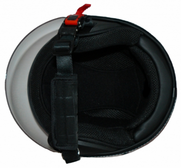 Preview: Jethelm braun mit Streifen H710-BR