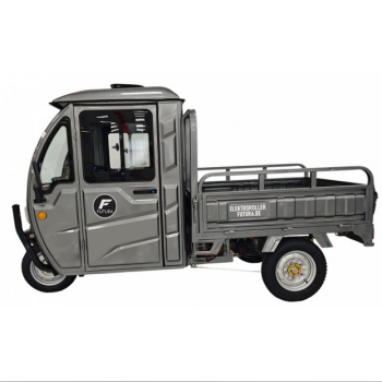 Preview: Elektro-Lastendreirad "CargoPower Cabin" 25/45 km/h, 72V/58Ah Ah Blei-Gel-Akku