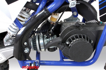 Kinder Mini Crossbike Gazelle 49 cc 2-takt - Tuning Kupplung -15mm Vergaser - Easy Pull Start - verstärkte Gabel