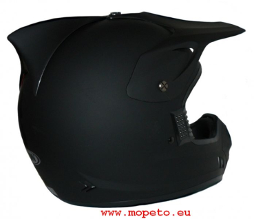 Preview: Motorrad Cross- / Endurohelm H610 matt schwarz