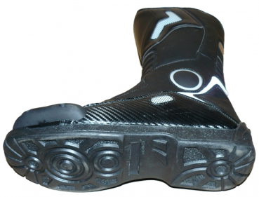 Preview: Tourenstiefel aus Leder schwarz