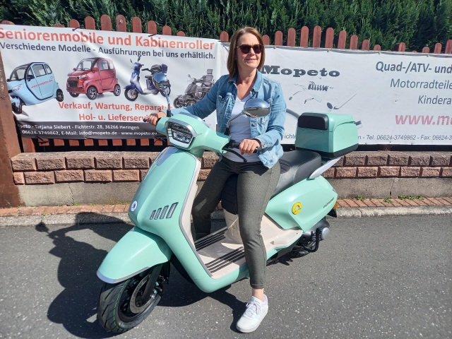 E-Roller Future, 45 km/h, 72V/26Ah Vorführfahrzeug