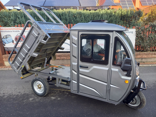 Elektro-Lastendreirad "CargoPower Cabin" 25/45 km/h  Vorfüher / Austellungsfahrzeug