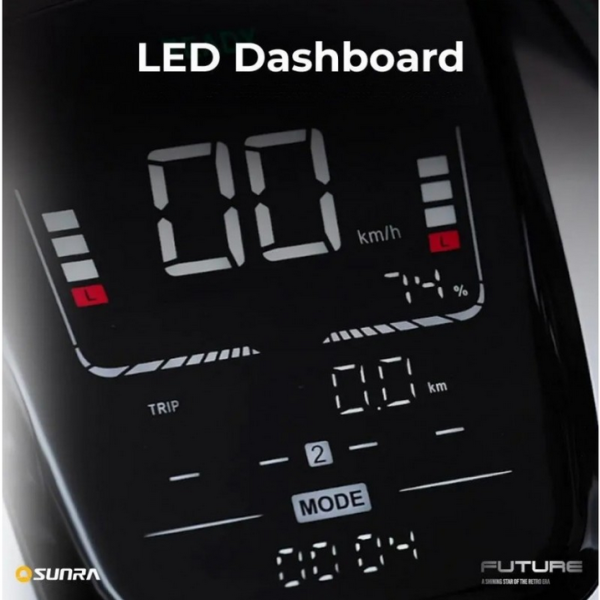 E-Roller Future, 45 km/h, 72V/26Ah Lithium-Akku, 3000 Watt