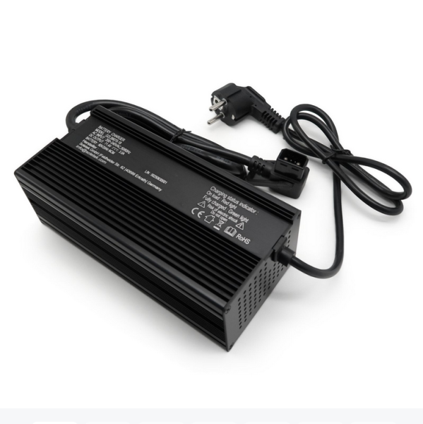 Ladegerät 60V für Lithium-NCM-Akku, Eckig, Alugehäuse, 71,4V/5A