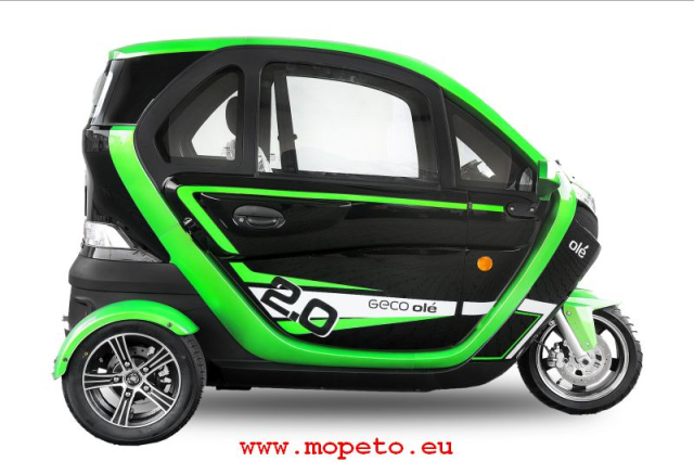 EEC Elektroauto Geco Ole 3000 V7 3kW Lithium Batterien
